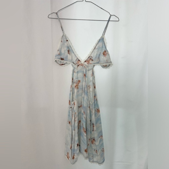 WEWOREWHAT cut out cherub angel slip DRESS - Picture 4 of 8